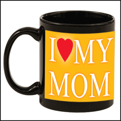 "Personalised Black Mug - Code 01 - Click here to View more details about this Product
